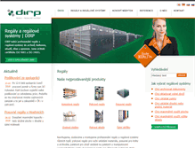 Tablet Screenshot of dirp.cz